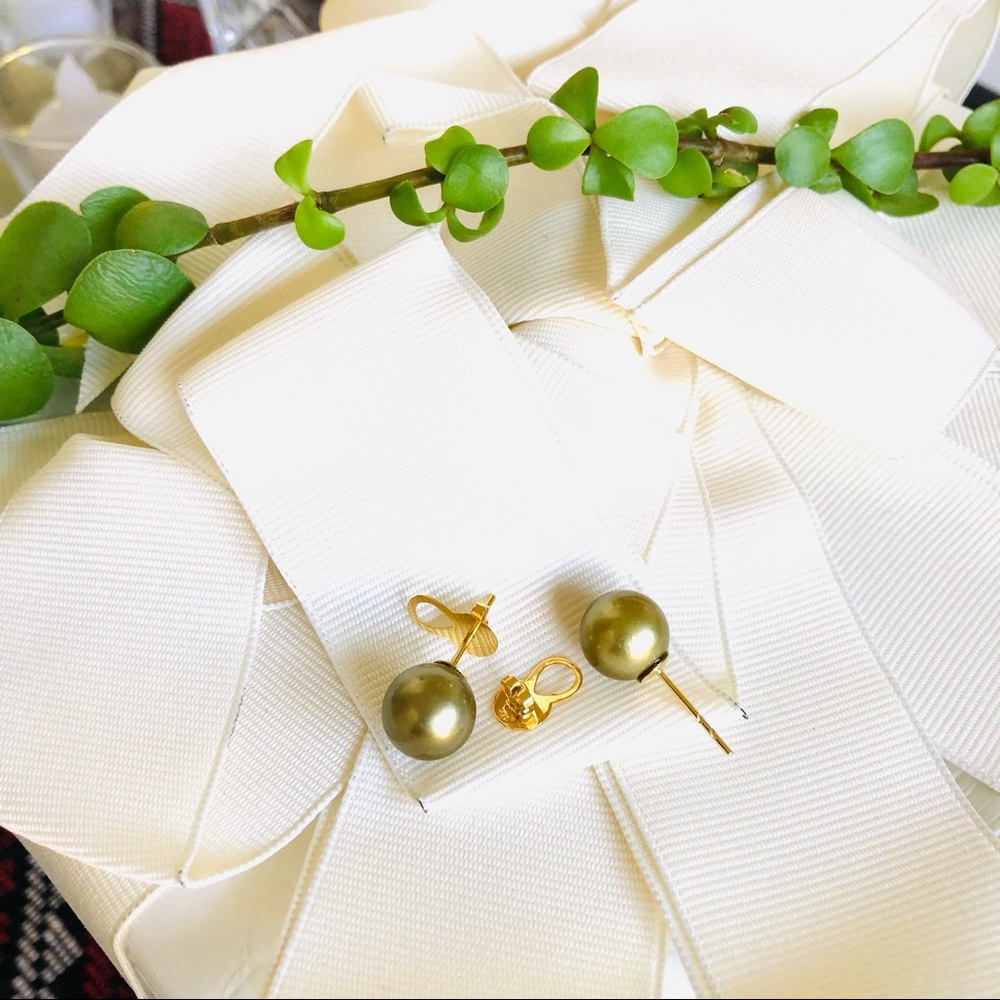 South Sea pearl earrings